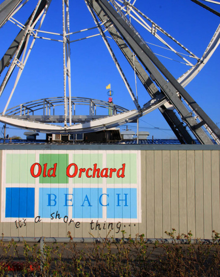 old orchard beach in Maine