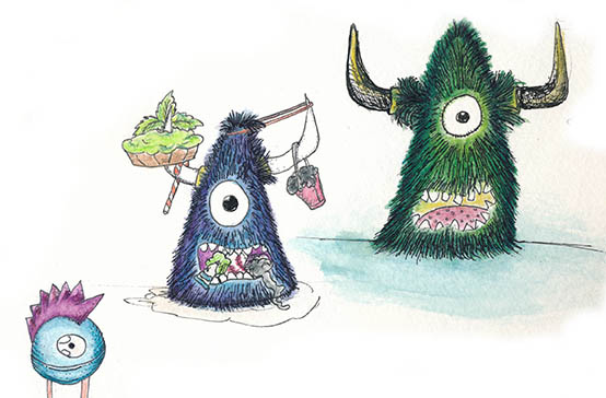 Monster Illustration for a new picture book