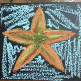 how to draw a pretty starfish